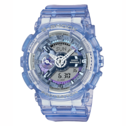 Casio G-Shock Analog Digital GMA-S110VW-6A Sport Transparent color Resin Band Women Watch